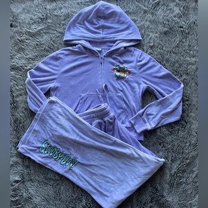 Scooby Doo Suede Sweat Suit
